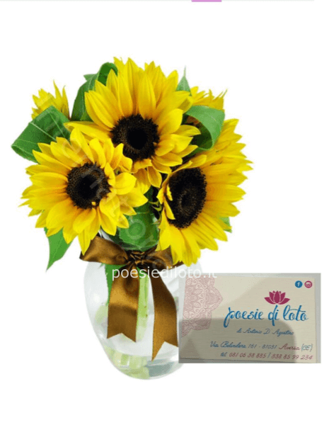 Bouquet di Tre Girasoli