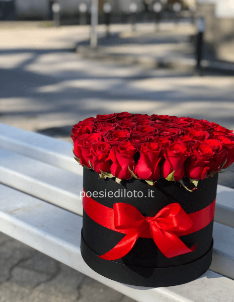 box floreale ROSE ROSSE