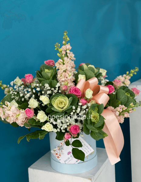 box floreale misura media