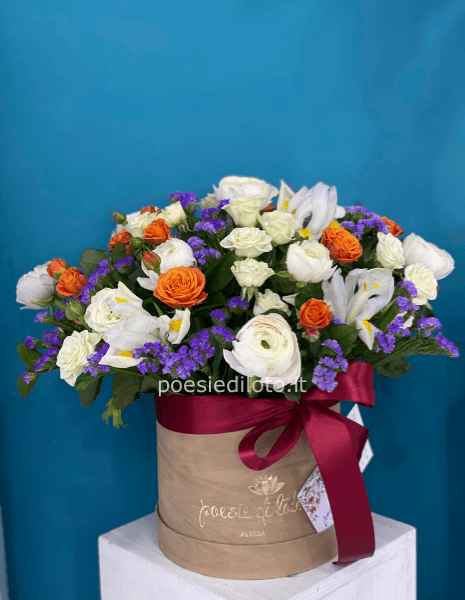 box floreale misura grande